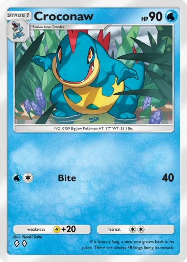 Croconaw card front