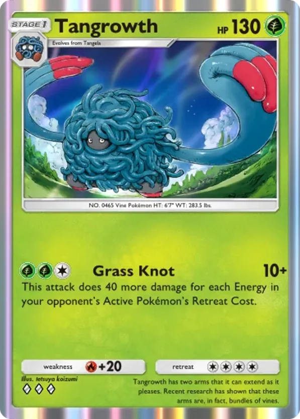 Tangrowth card front
