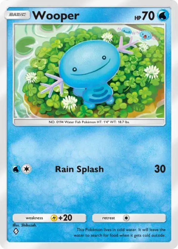 Wooper card front