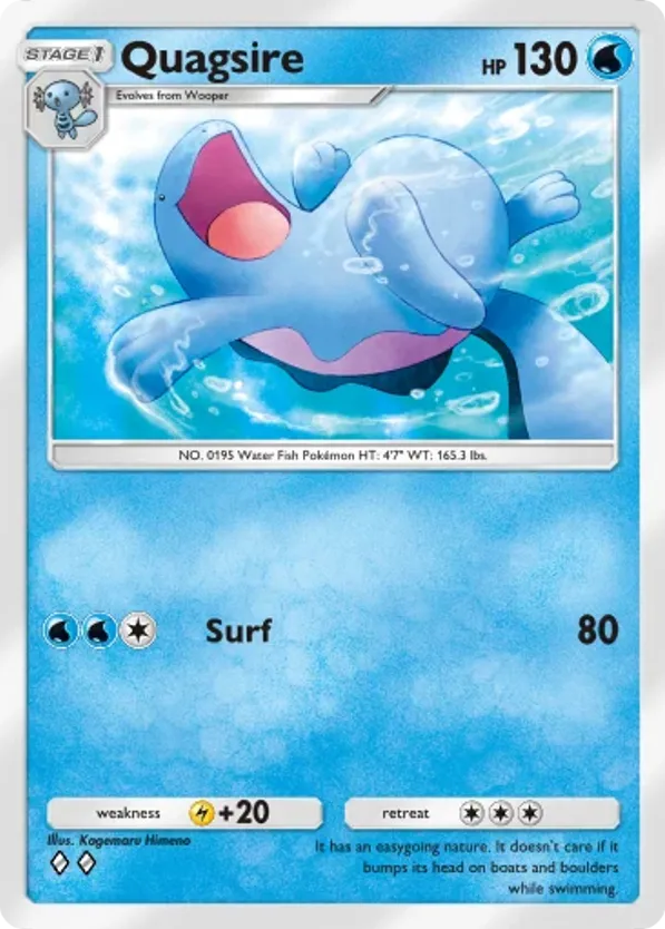 Quagsire card front