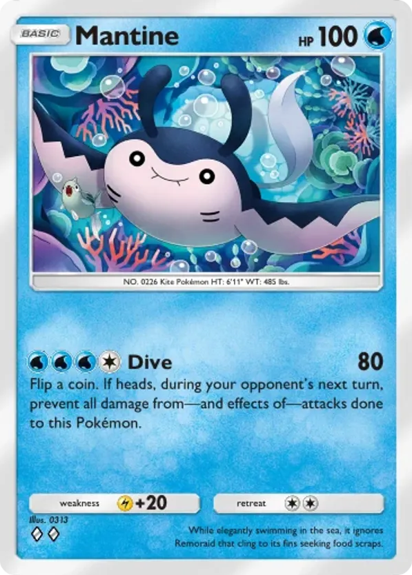 Mantine card front