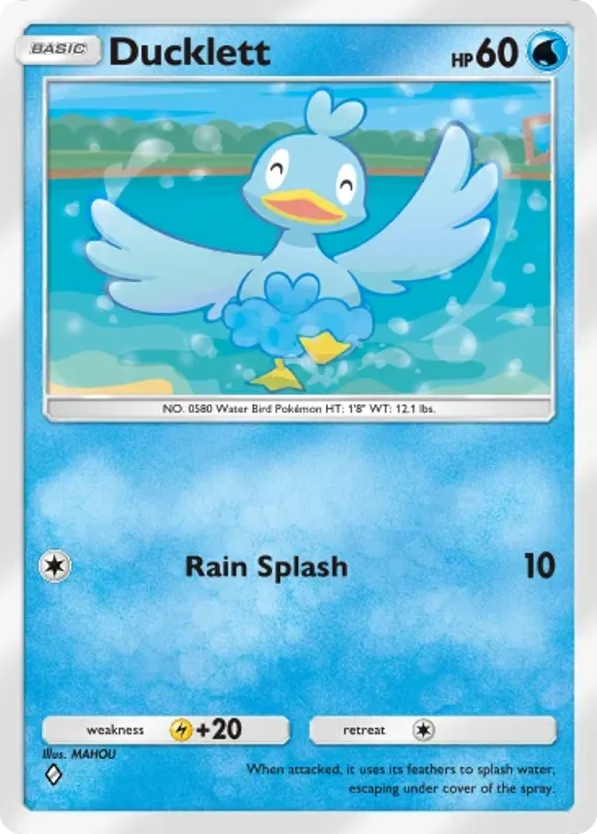 Ducklett card front