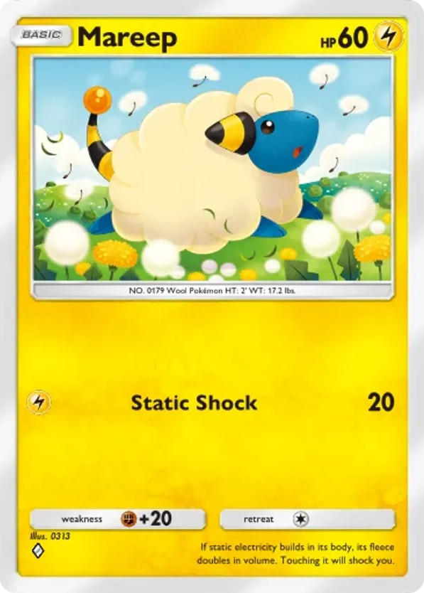 Mareep card front