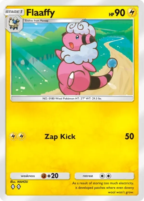 Flaaffy card front