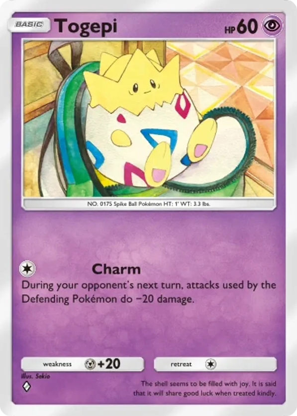 Togepi card front