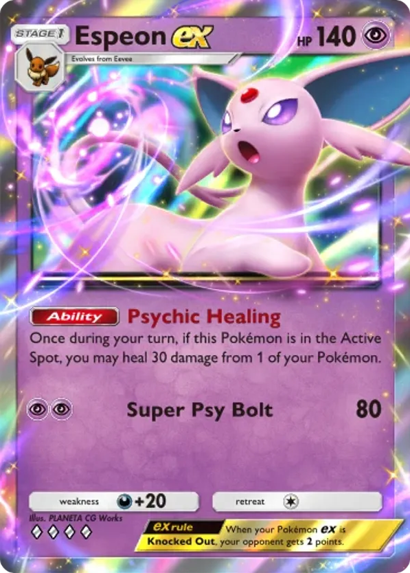 Espeon ex card front