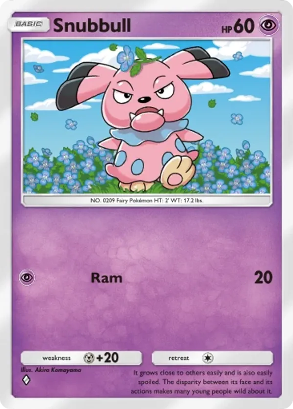 Snubbull card front