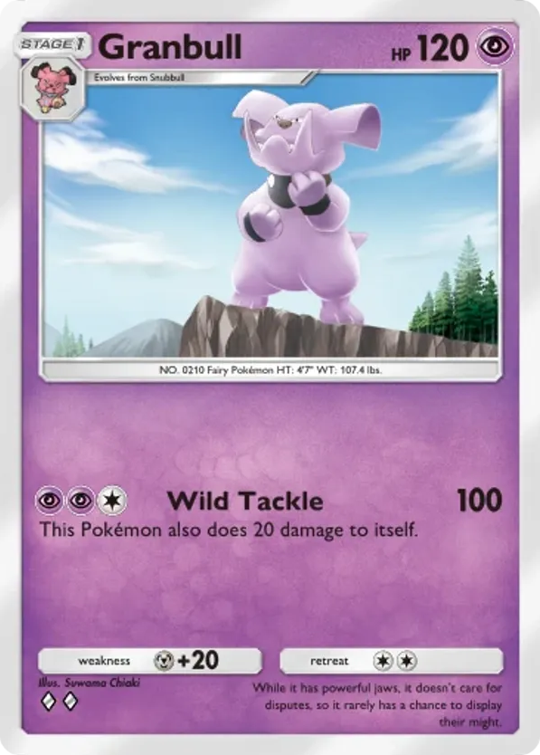 Granbull card front
