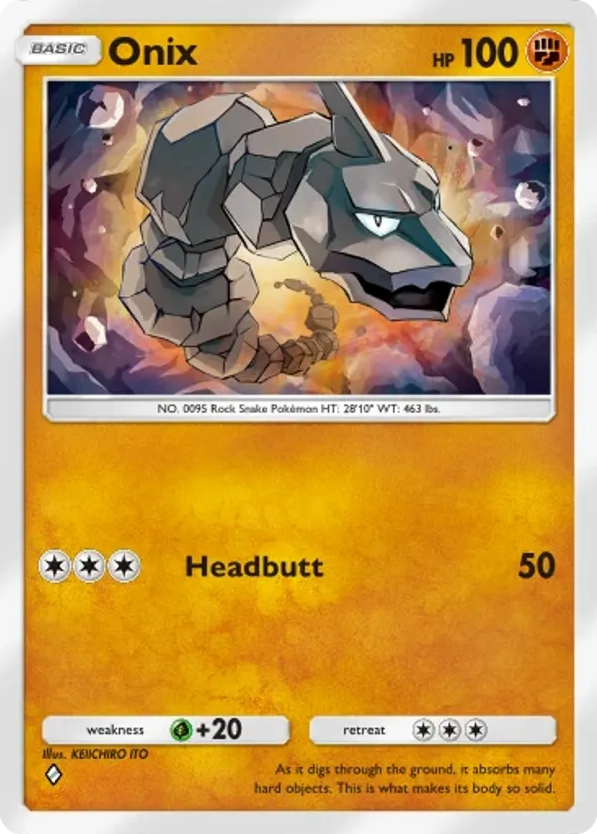 Onix card front