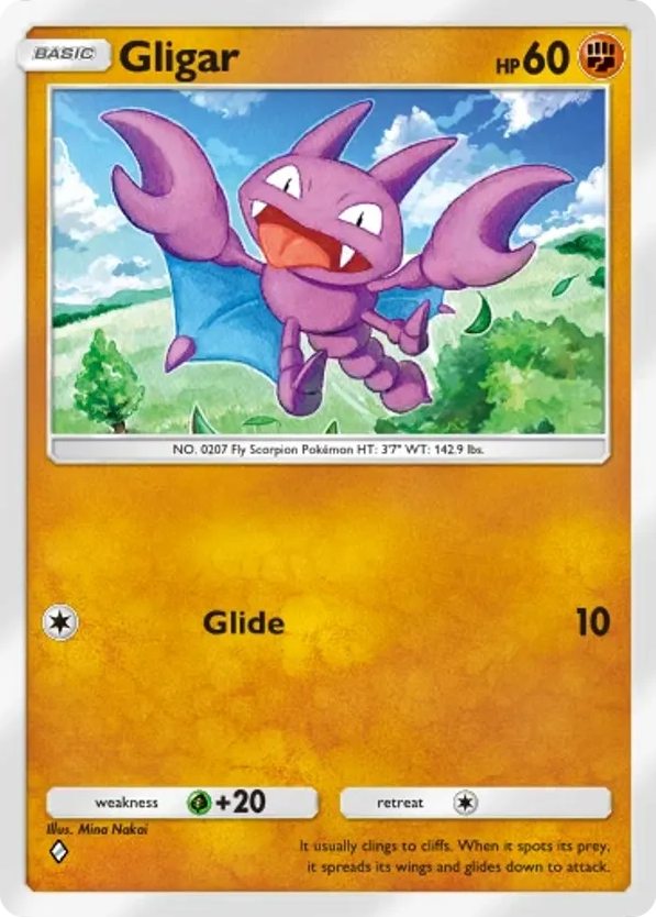 Gligar card front
