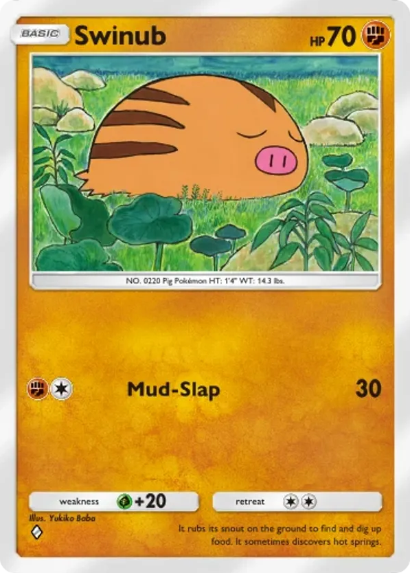 Swinub card front