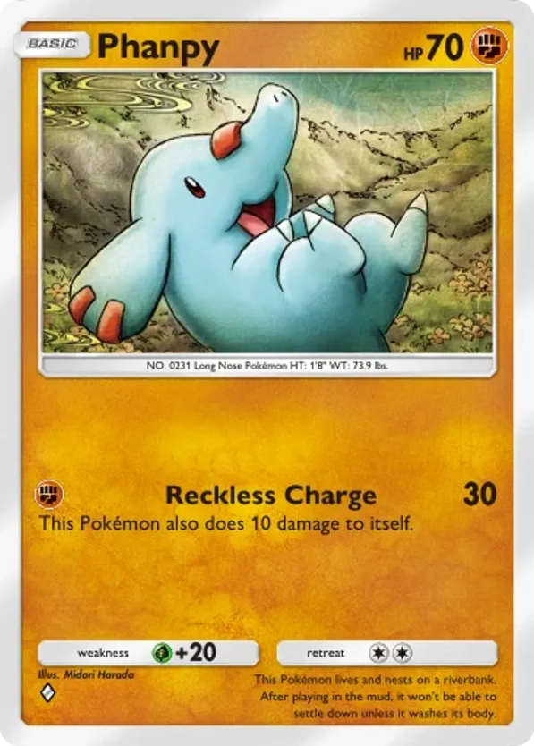 Phanpy card front