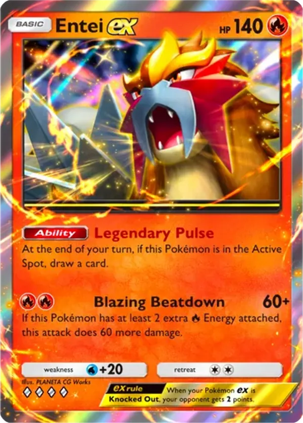 Entei ex card front