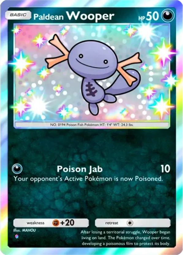 Paldean Wooper card front