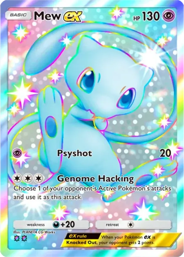 Mew ex card front