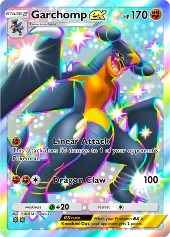 Garchomp ex card front