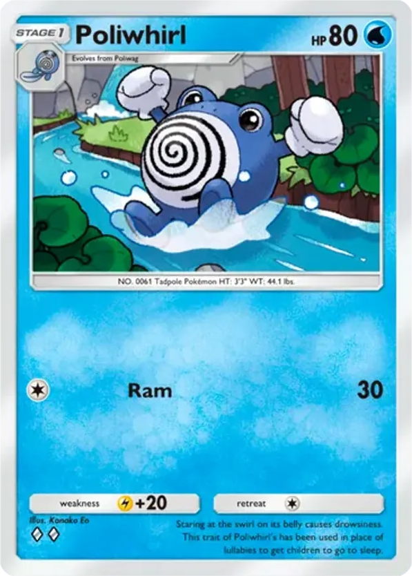 Poliwhirl card front