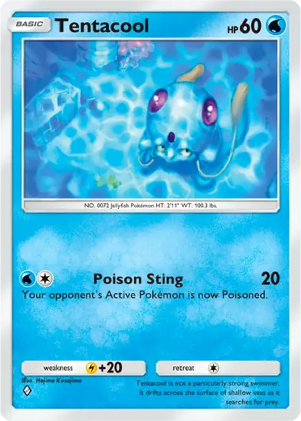 Tentacool card front