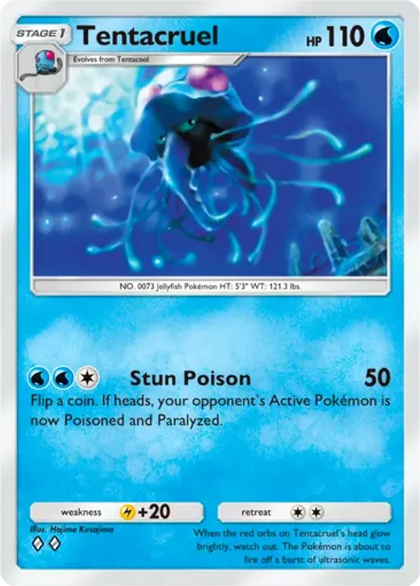 Tentacruel card front