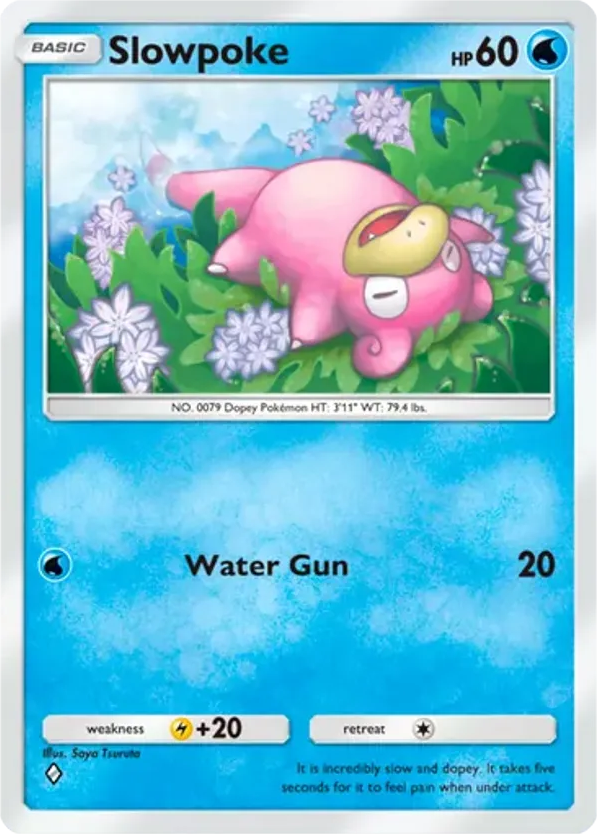 Slowpoke card front