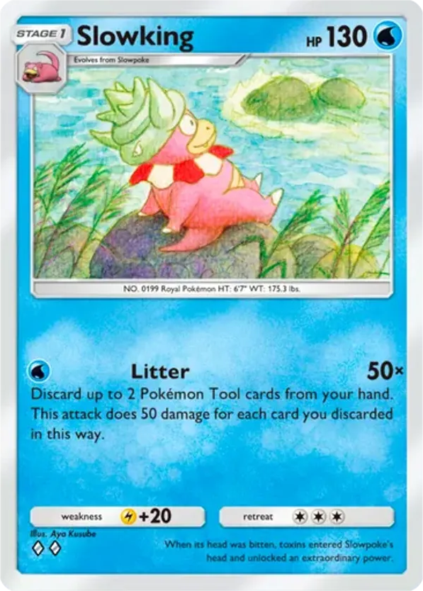 Slowking card front