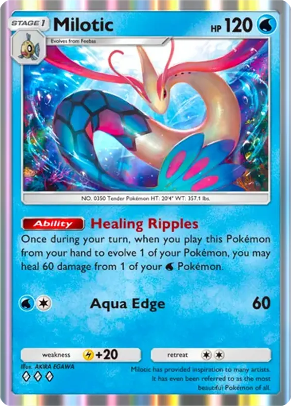 Milotic card front