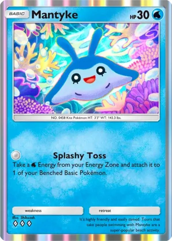 Mantyke card front