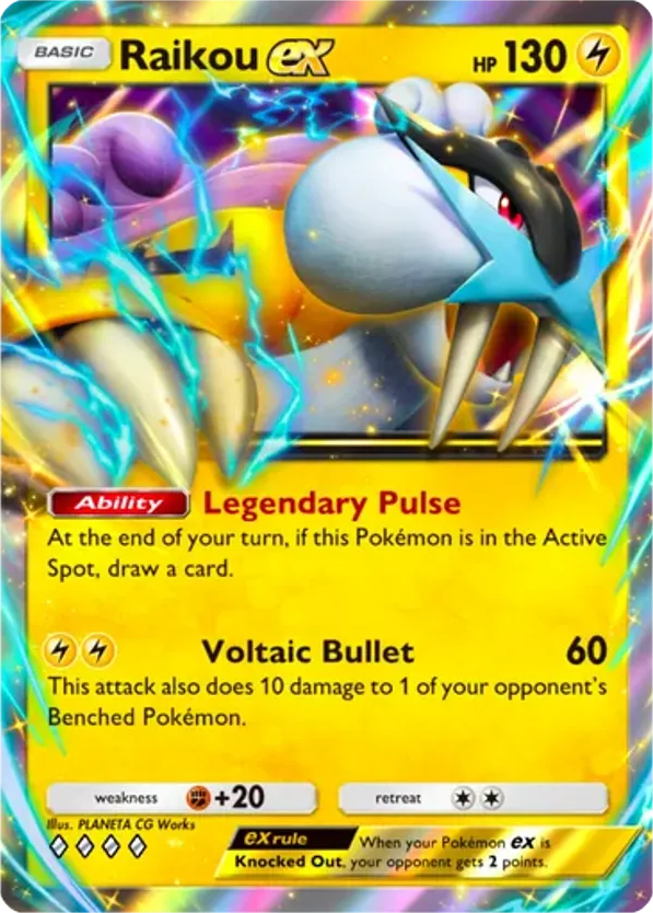 Raikou ex card front