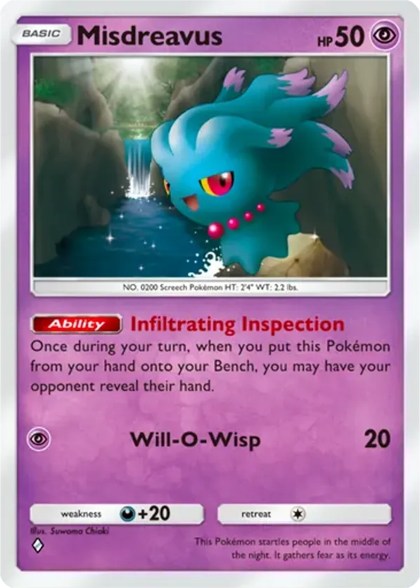 Misdreavus card front