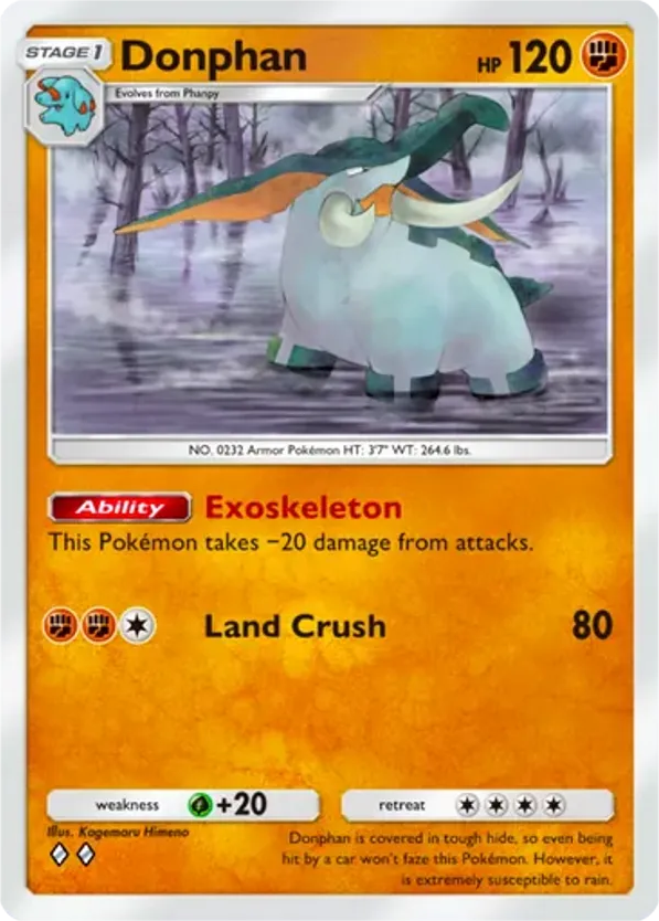 Donphan card front