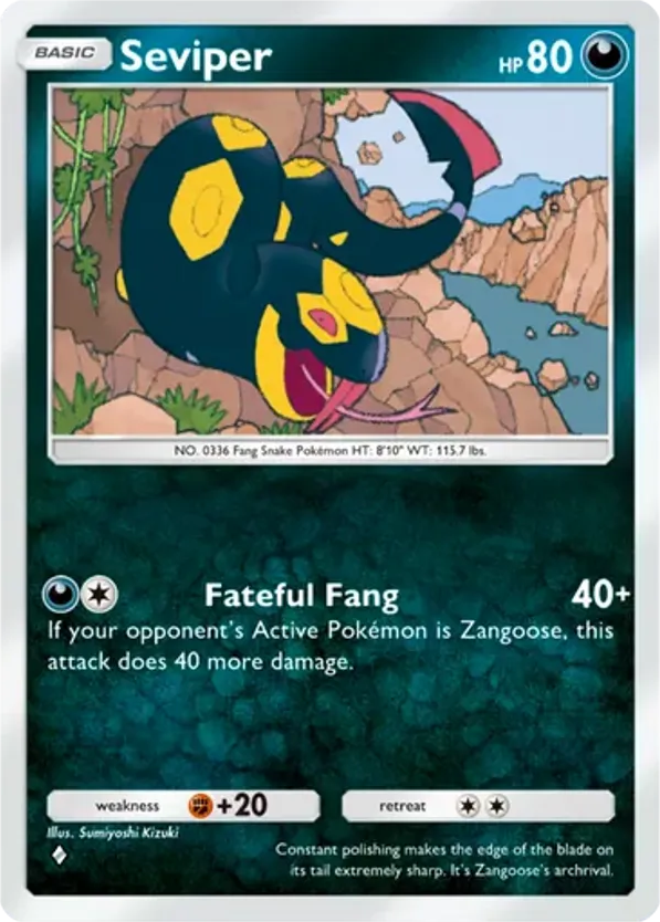 Seviper card front