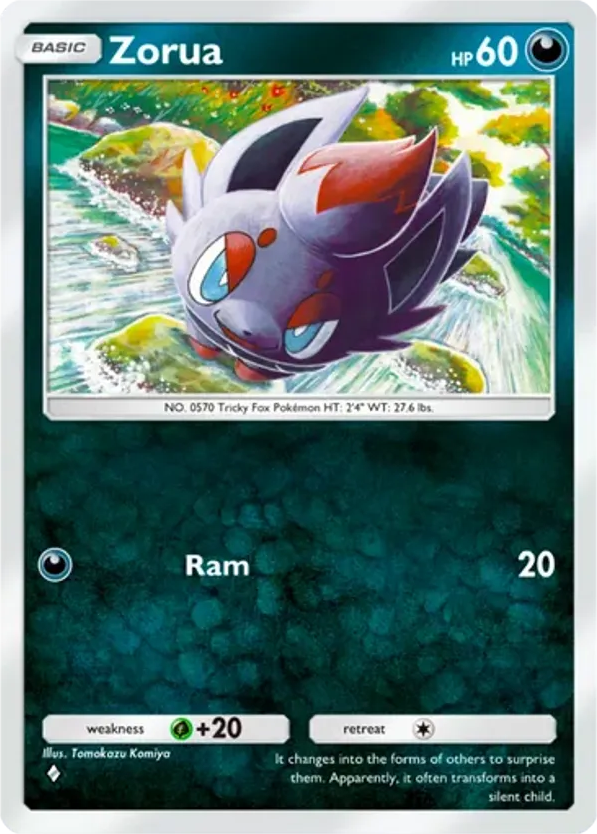 Zorua card front