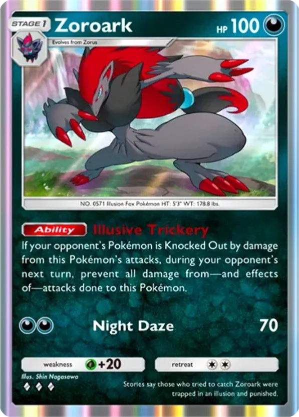 Zoroark card front