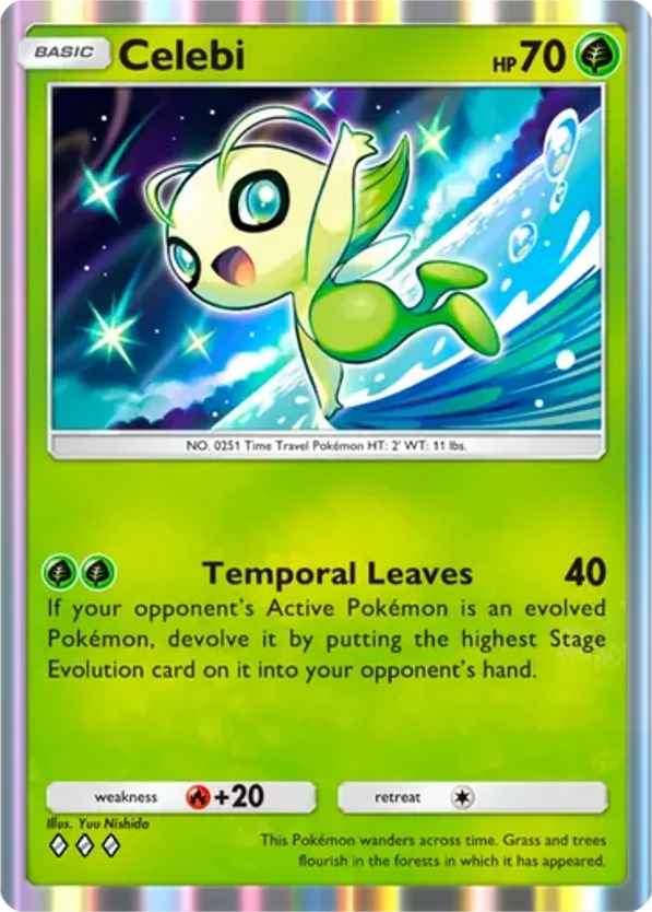 Celebi card front