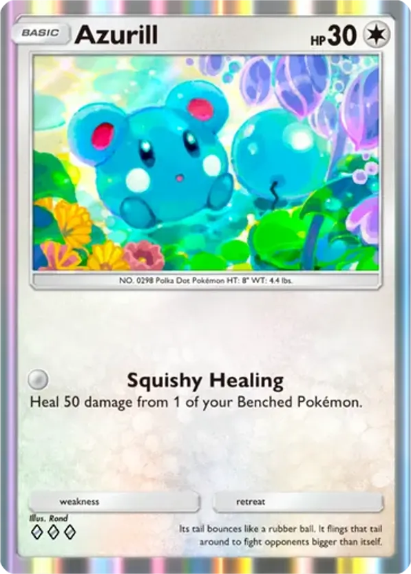 Azurill card front