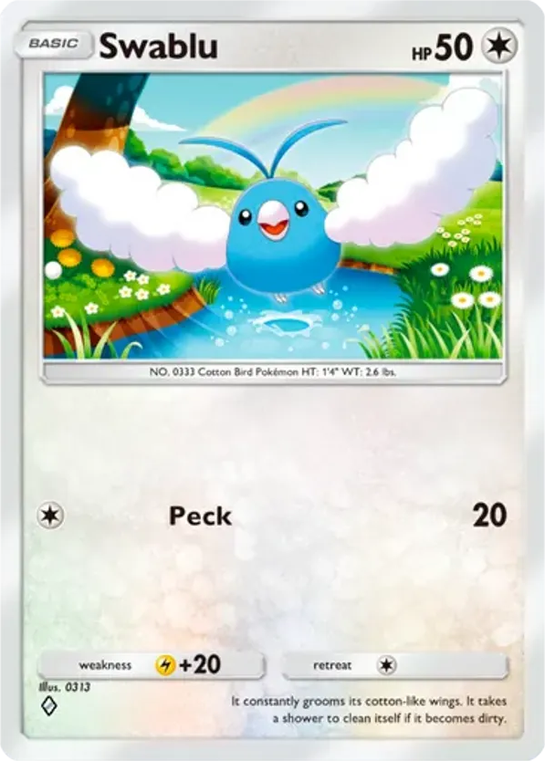 Swablu card front