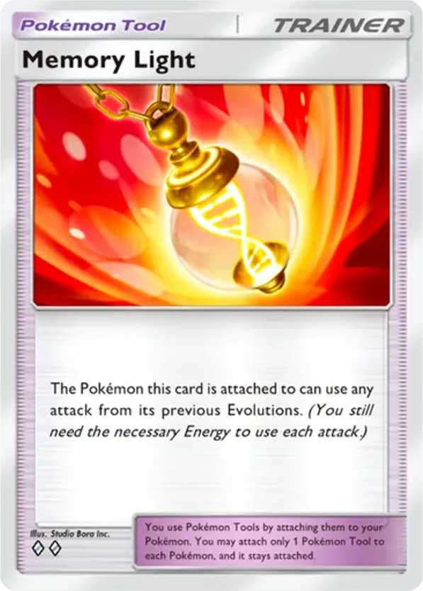 Memory Light card front