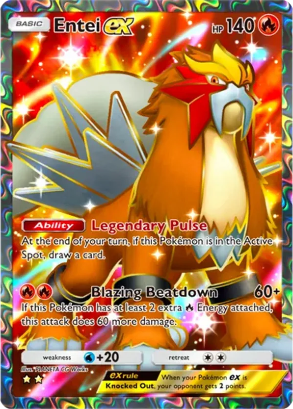 Entei ex card front