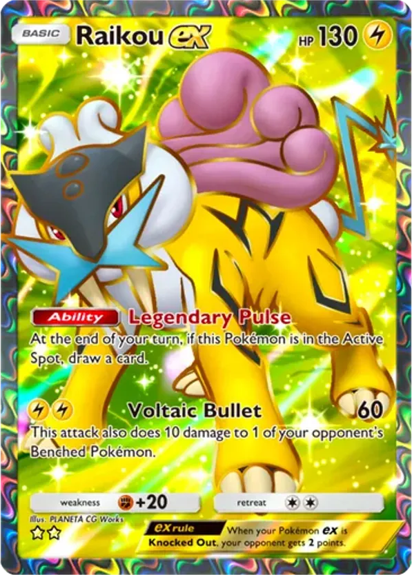 Raikou ex card front
