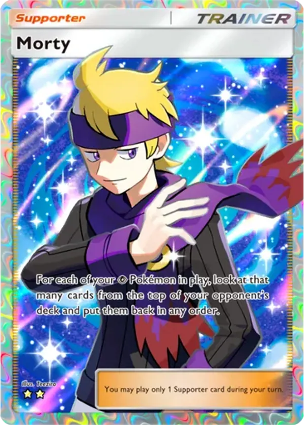 Morty card front