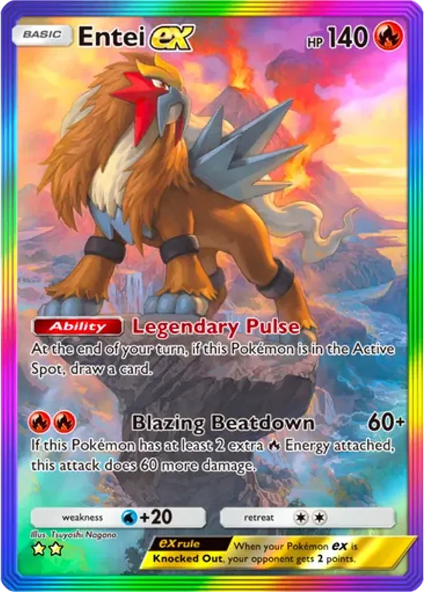 Entei ex card front