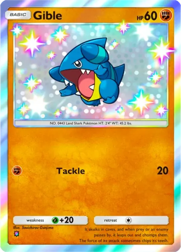 Gible card front