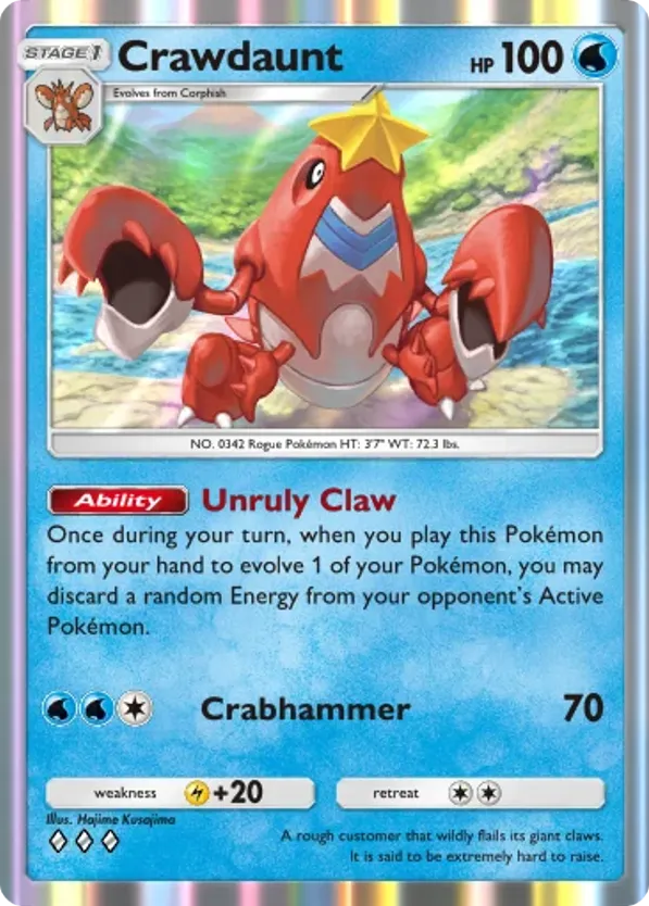 Crawdaunt card front