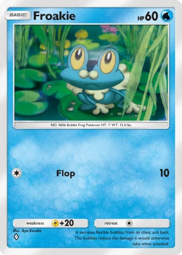 Froakie card front