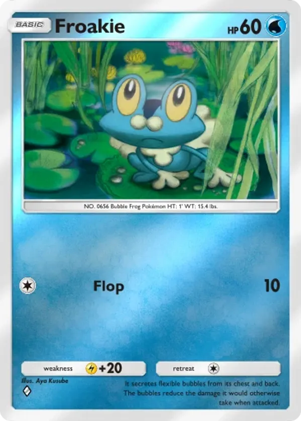 Froakie card front