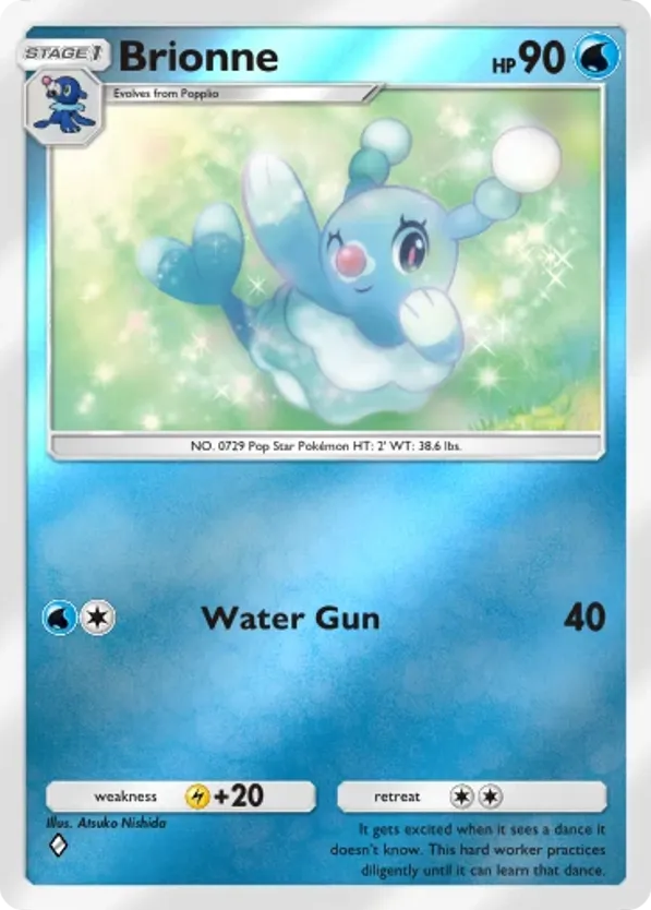 Brionne card front
