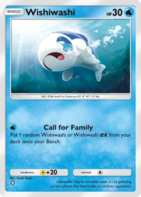 Wishiwashi card front