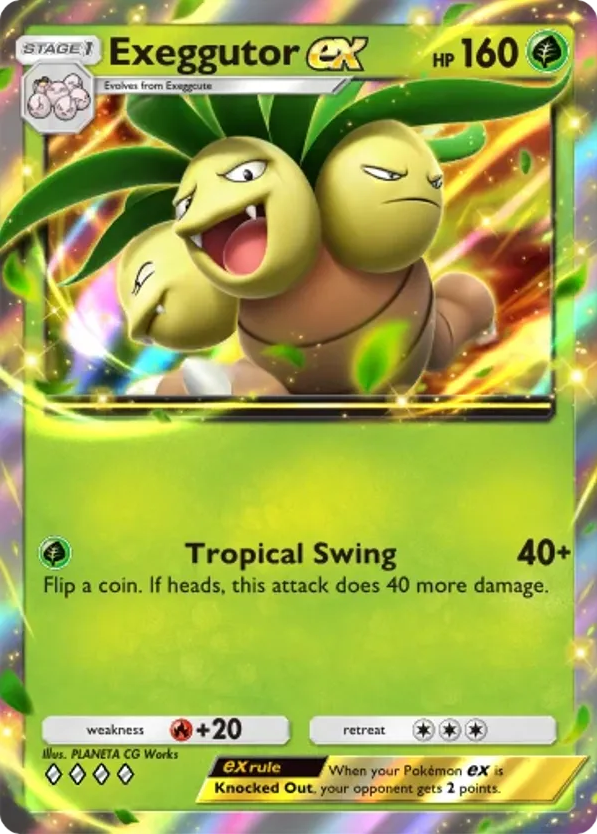 Exeggutor ex card front