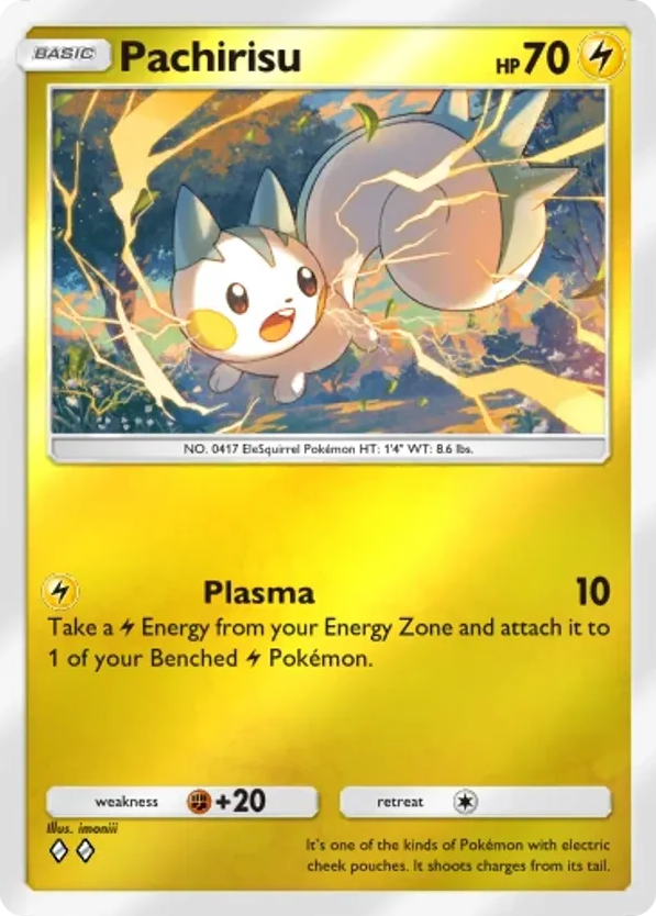 Pachirisu card front