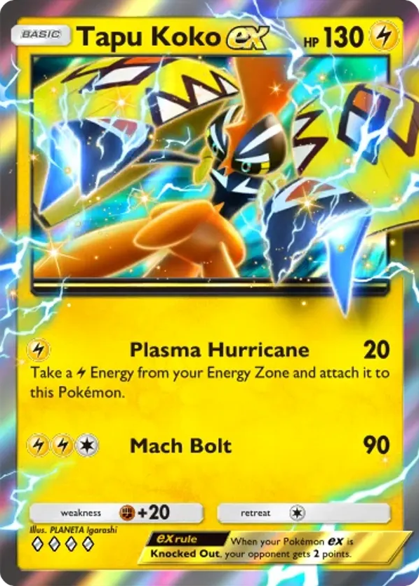 Tapu Koko ex card front